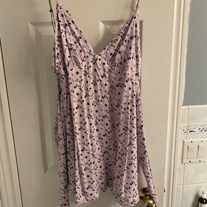 Free People mini dress in lilac